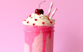 Pink Milkshake High Definition Wallpaper 82941