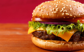 Fried Hamburger Desktop Wallpaper 84175