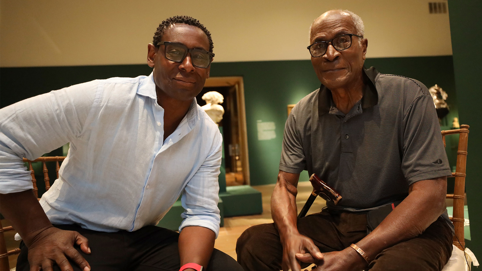 David Harewood with John Amos