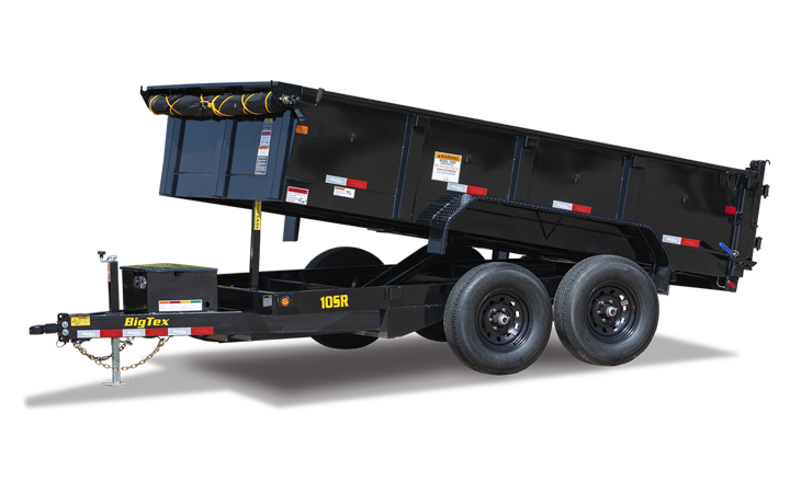 Big Tex 10SR Pro Series Tandem Axle Single Ram Dump Trailer