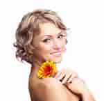 Image result for femmes avec Une fleurs. Size: 150 x 145. Source: fr.dreamstime.com