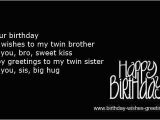 Happy Birthday for Twins Quotes Happy Birthday Twins Quotes Quotesgram