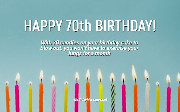 70th Birthday Wishes Quotes: Birthday Messages For 70 Year Olds ...