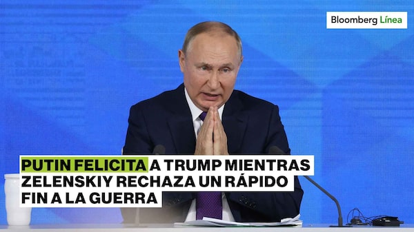 Putin felicita a Trump mientras Zelenskiy rechaza un rápido fin a la guerra