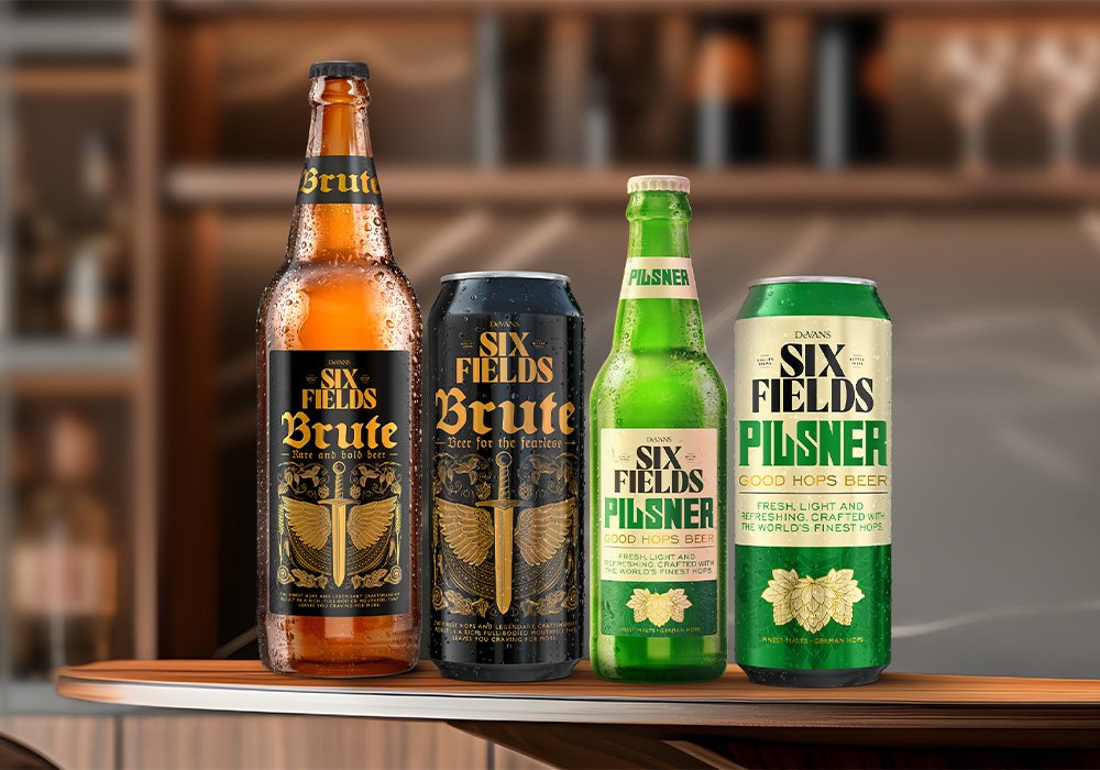 DeVANS Forays into Premium Lager Segment, Expands Six Fields Bouquet with Brute and Pilsner