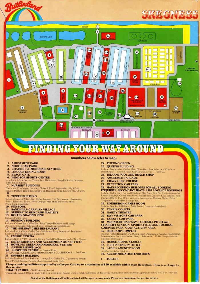 hovězí volitelný Nábřeží butlins skegness map Hudební skladatel Jane ...