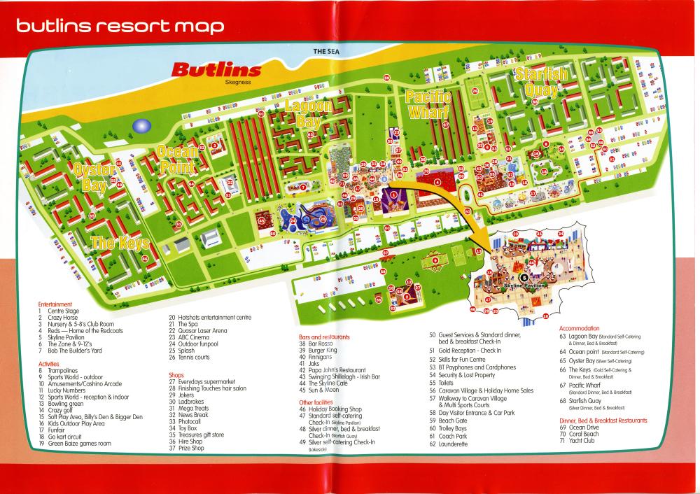 hovězí volitelný Nábřeží butlins skegness map Hudební skladatel Jane ...