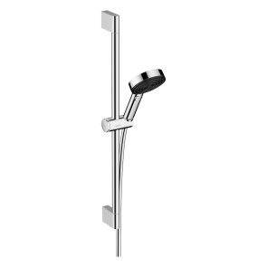 Hansgrohe Pulsify Select S 105 EcoSmart Dušas komplekts, 3 režīmi, 65cm stanga, hroms