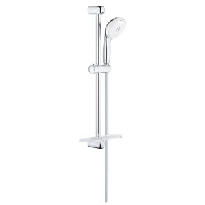 Grohe Tempesta 100 Dušas komplekts, 3 režīmi, 600mm stienis, hroms