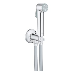 Grohe Tempesta-F Trigger Spray 30 Dušas klausules komplekts, ar noslēdzošo ventili un izvadu no sienas, 1250mm, hroms