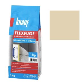 Knauf Flexfuge Universal Cementa bāzes flīžu šuvotājs, bahamu bēšs, 1kg