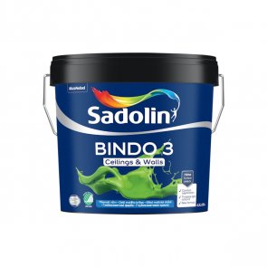 Sadolin Bindo 3 Dziļi matēta krāsa sienām un griestiem BW 4.5L