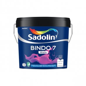 Sadolin Bindo 7 Klasiski matēta krāsa sienām BW 4.5L