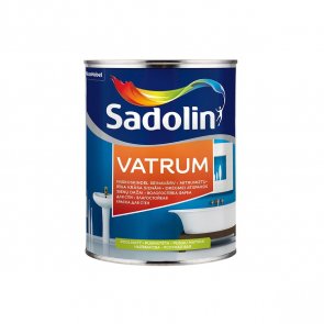 Sadolin Vatrum Mitrumizturīga krāsa sienām, pusmatēta BW 1L