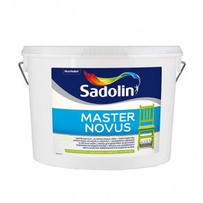 Sadolin Master Novus Pusmatēta krāsa uz ūdens bāzes, koka un metāla virsmām BW 10L