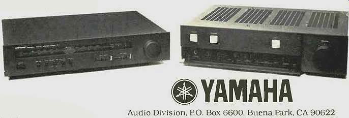 Yamaha A-1 Amplification System (Nov. 1978)