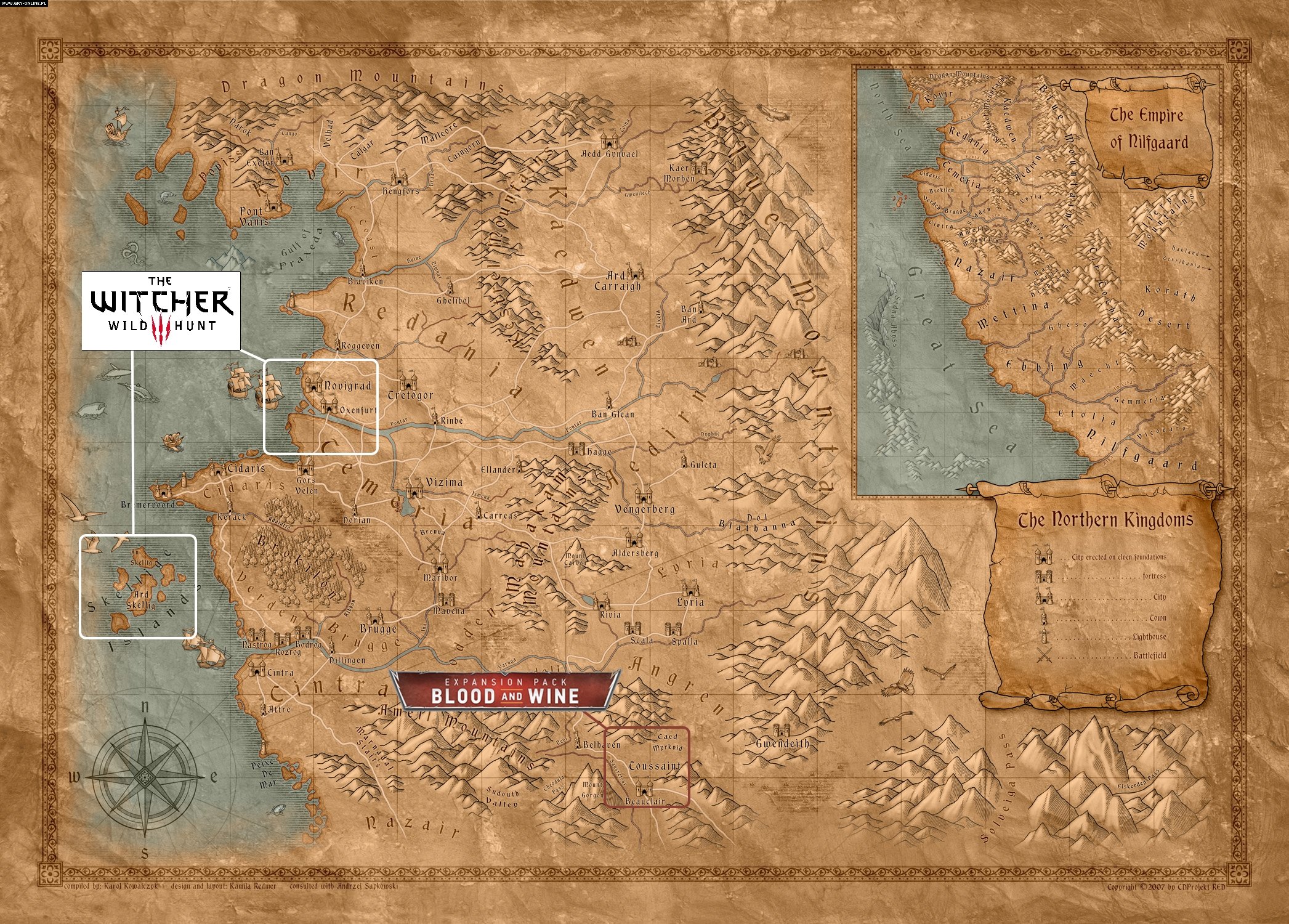 Witcher 3 Toussaint World Map - vrogue.co