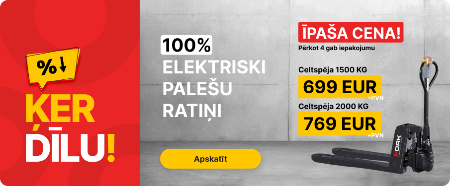 Elektriski palešu ratiņi