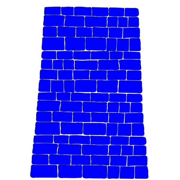 Blue Brick Wall PNG images