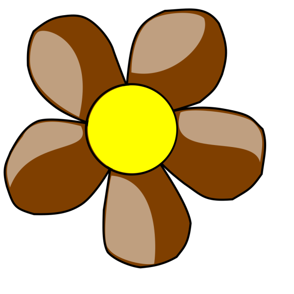 Brown Daisy PNG images