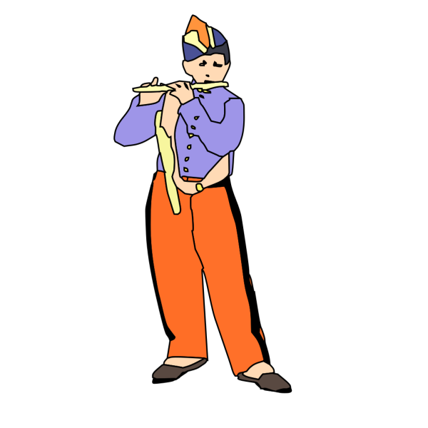 Kid Playing Flute PNG images