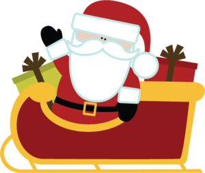 Santa Sleigh PNG HD PNG Clip art