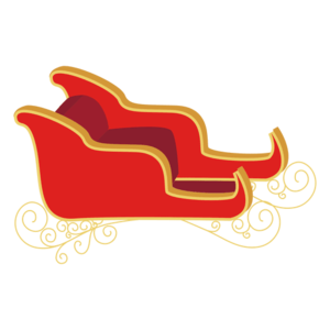 Santa Sleigh PNG Image PNG Clip art