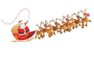 Santa Sleigh PNG Picture PNG Clip art