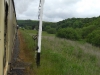 On a steam train