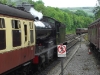 On a steam train