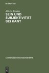 book: Sein und Subjektivität bei Kant