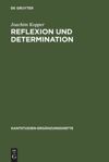 book: Reflexion und Determination