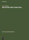 book: Relation und Funktion