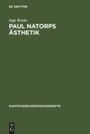 book: Paul Natorps Ästhetik