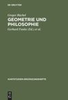 book: Geometrie und Philosophie