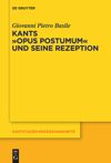 book: Kants Opus postumum und seine Rezeption