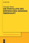 book: Die Postulate des empirischen Denkens überhaupt