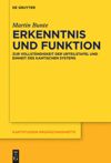 book: Erkenntnis und Funktion