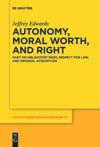 book: Autonomy, Moral Worth, and Right