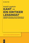 book: Kant – ein Kritiker Lessings?