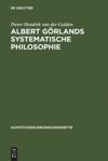 book: Albert Görlands systematische Philosophie