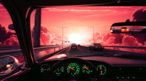 Download Sunset Drive Live Wallpaper