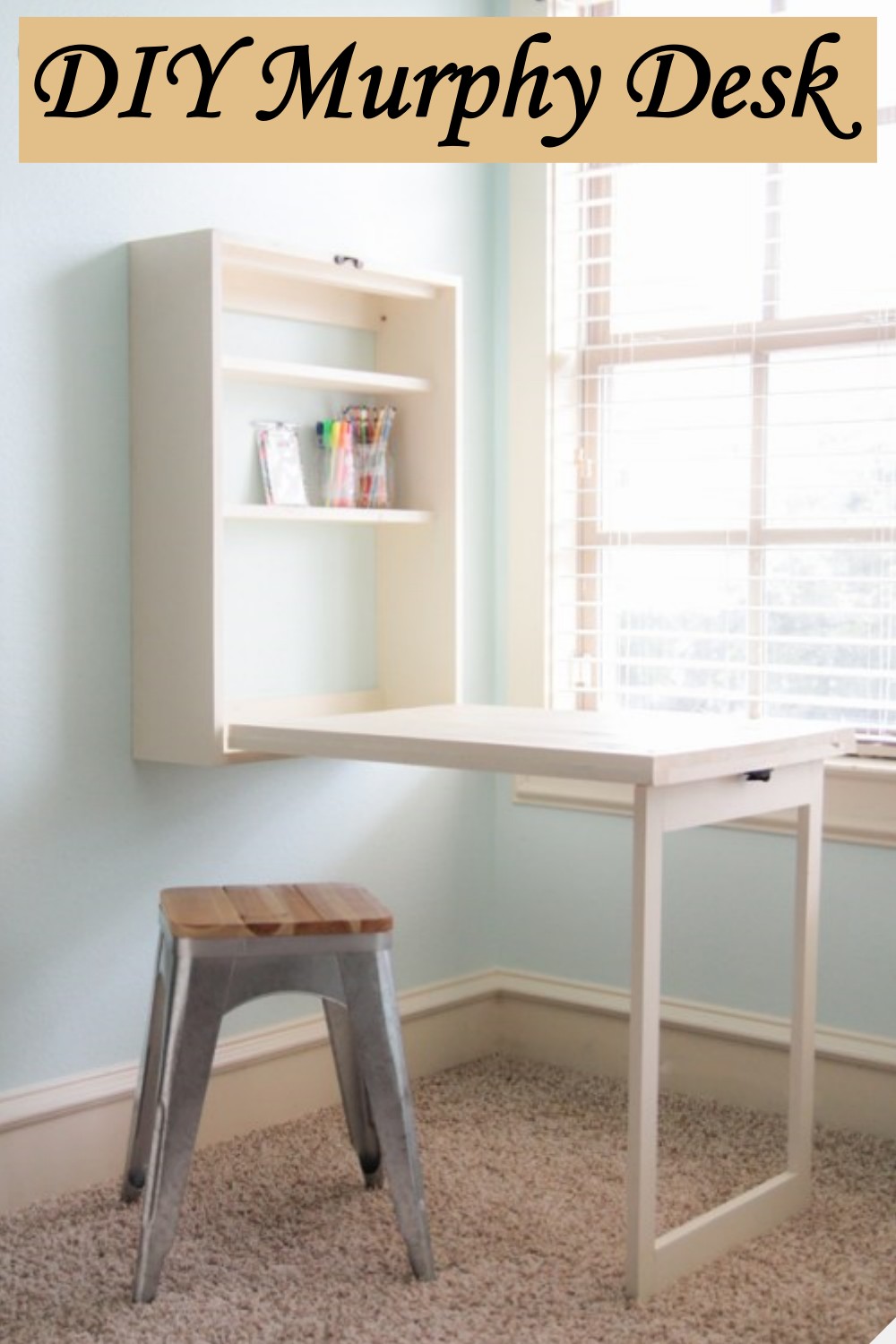 DIY Murphy Desk