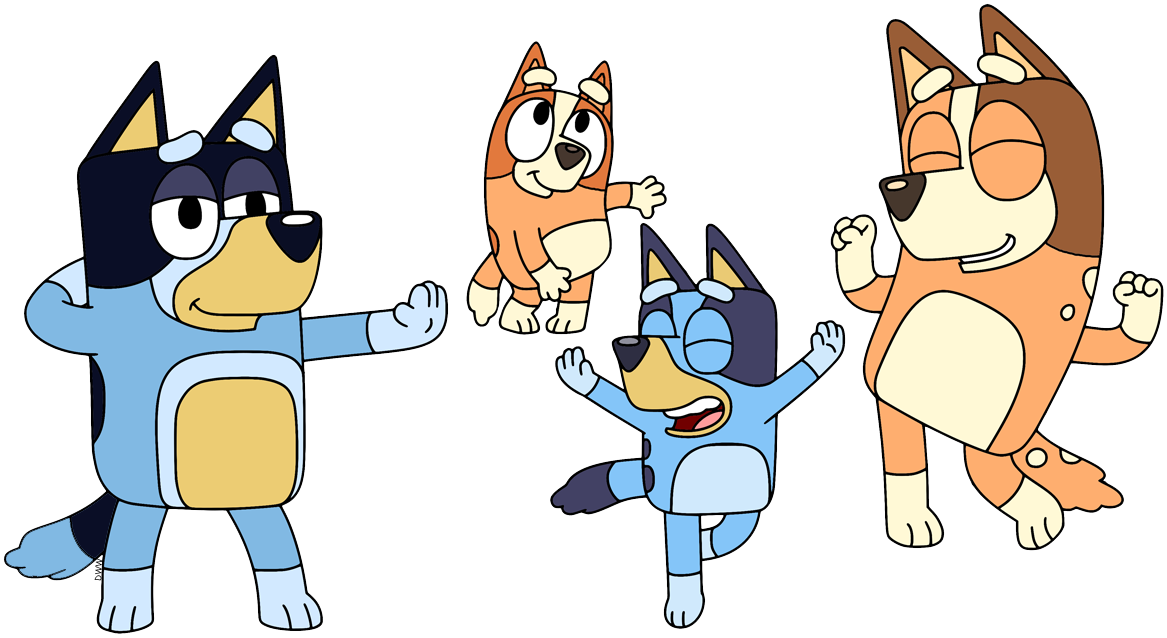 Bluey and Bingo Png Files Only Bluey Png Bluey Family Png Bluey🙉 ...