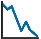 Chart With Downwards Trend Emoji - Hangouts / Android Version