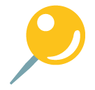 Round Pushpin Emoji - Hangouts / Android Version