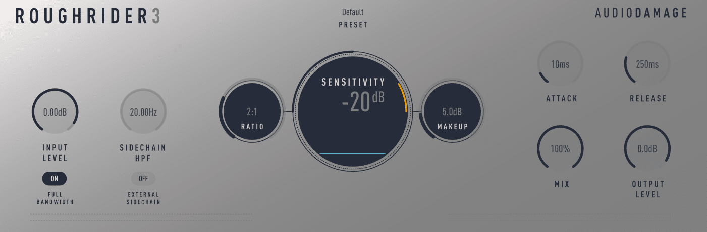 RoughRider3 sidechain compression plugin