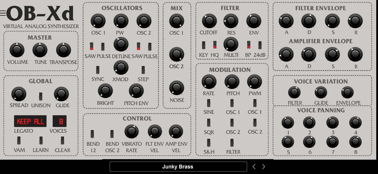 Finding a lead sound in the OB-XdHere'