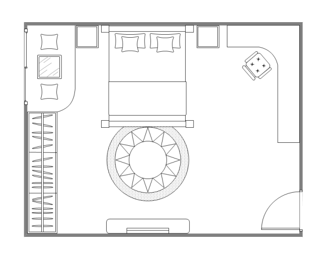 Guest Bedroom Plan | Free Guest Bedroom Plan Templates