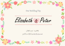 Wedding Invitation Card